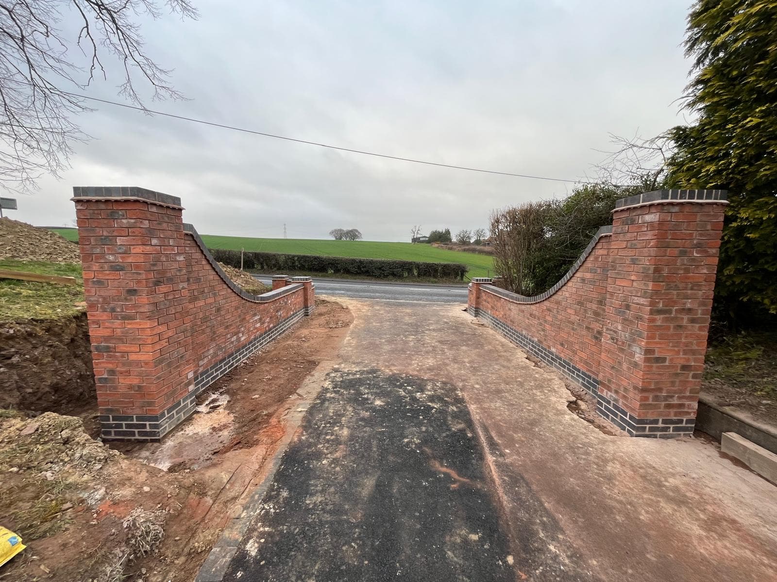 Decorative Brickwork & Entrance Walls